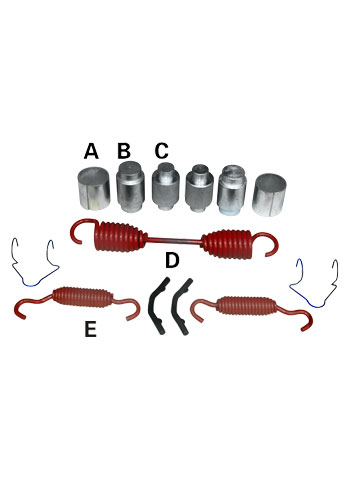 FA8035 KIT GANASCE FRENO