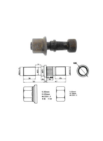 FA8302 VITE PER PNEUMATICI