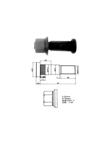 FA8303 VITE PER PNEUMATICI