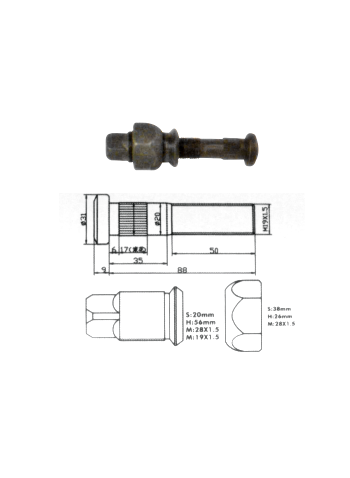 FA8306 VITE PER PNEUMATICI