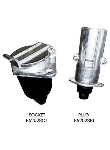 ACCOPPIATORE ELETTRICO MASCHIO E FEMMINA FA2028A1 (UN SET)